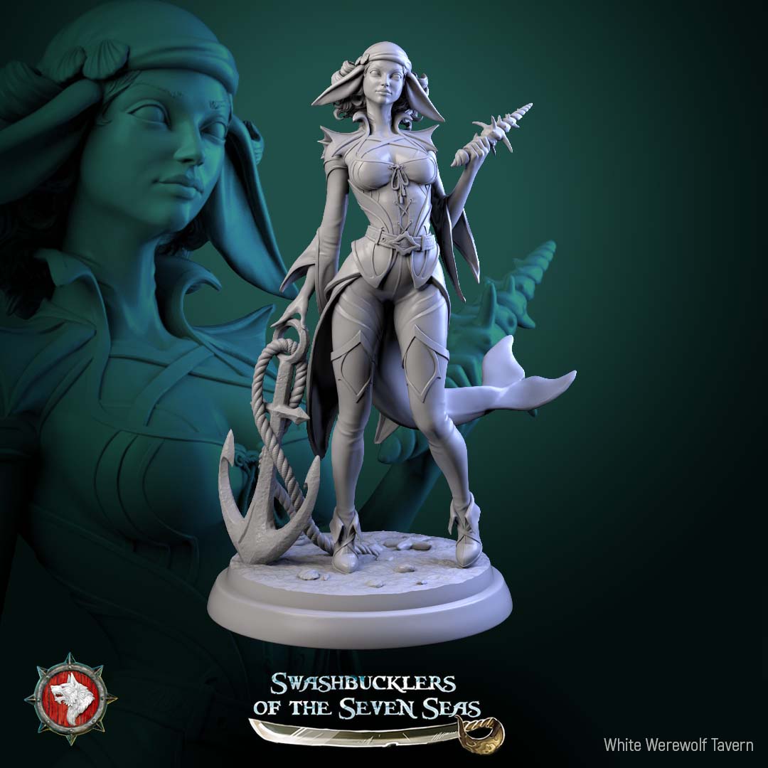 Delphinid Raiders – Sea-Born Pirate Skirmishers – Miniatures