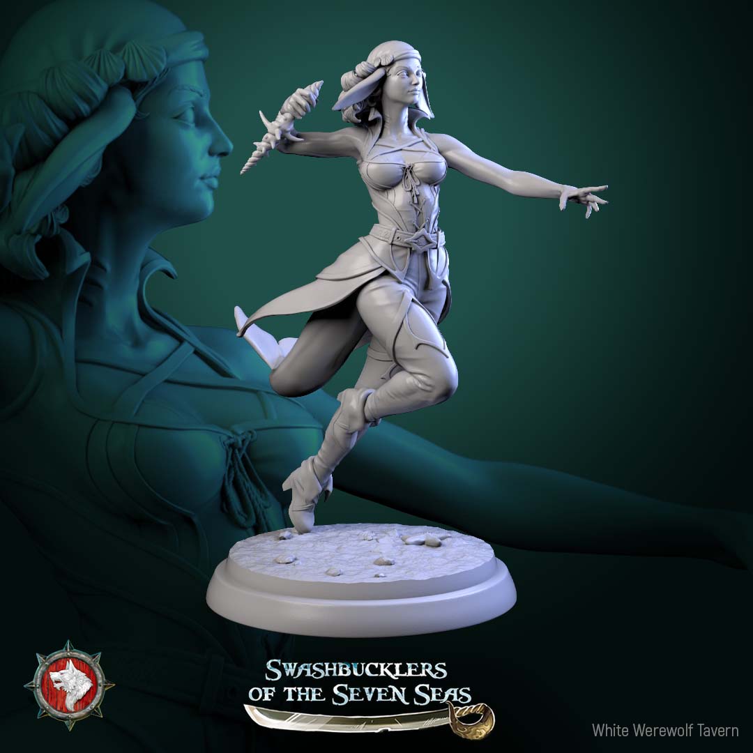 Delphinid Raiders – Sea-Born Pirate Skirmishers – Miniatures