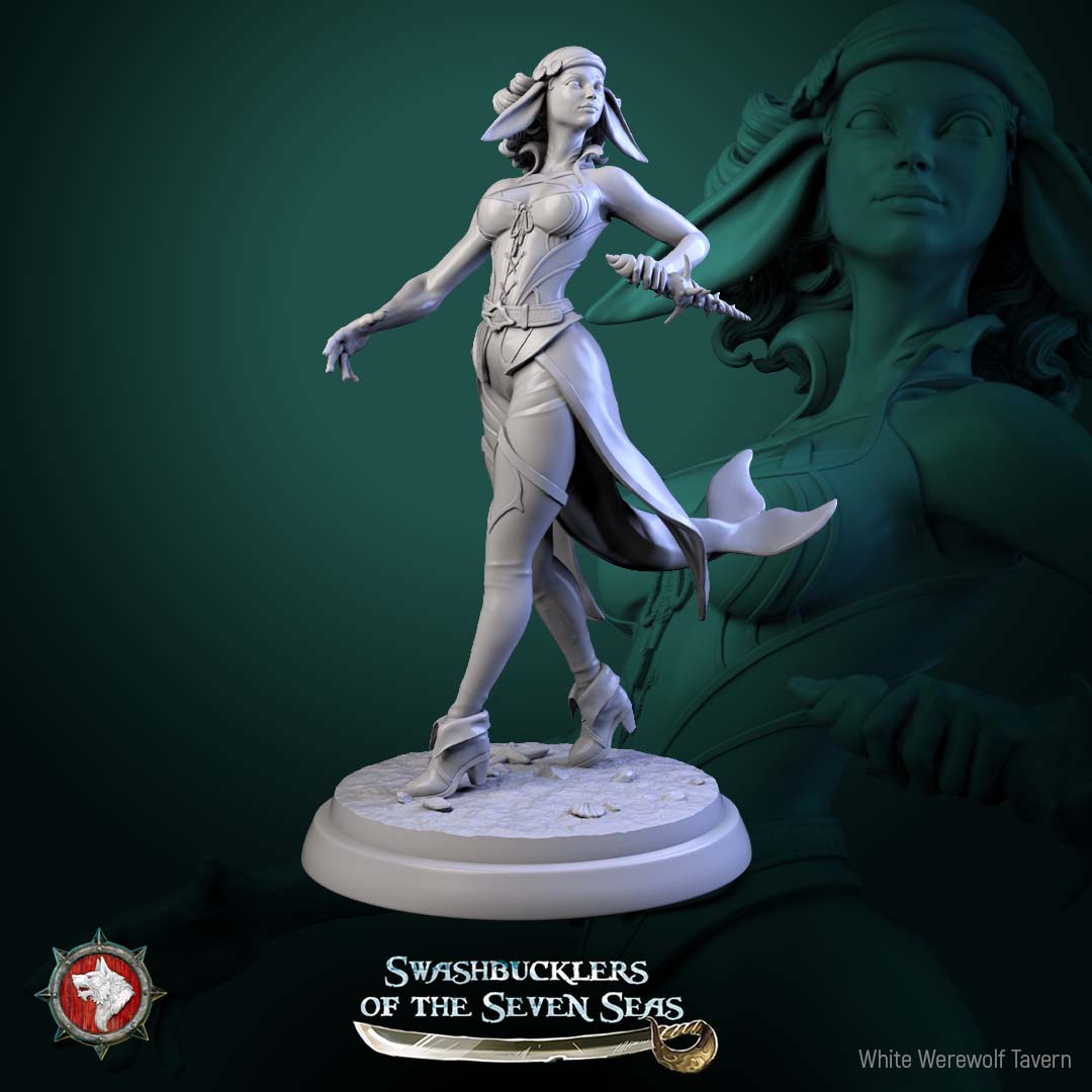 Delphinid Raiders – Sea-Born Pirate Skirmishers – Miniatures