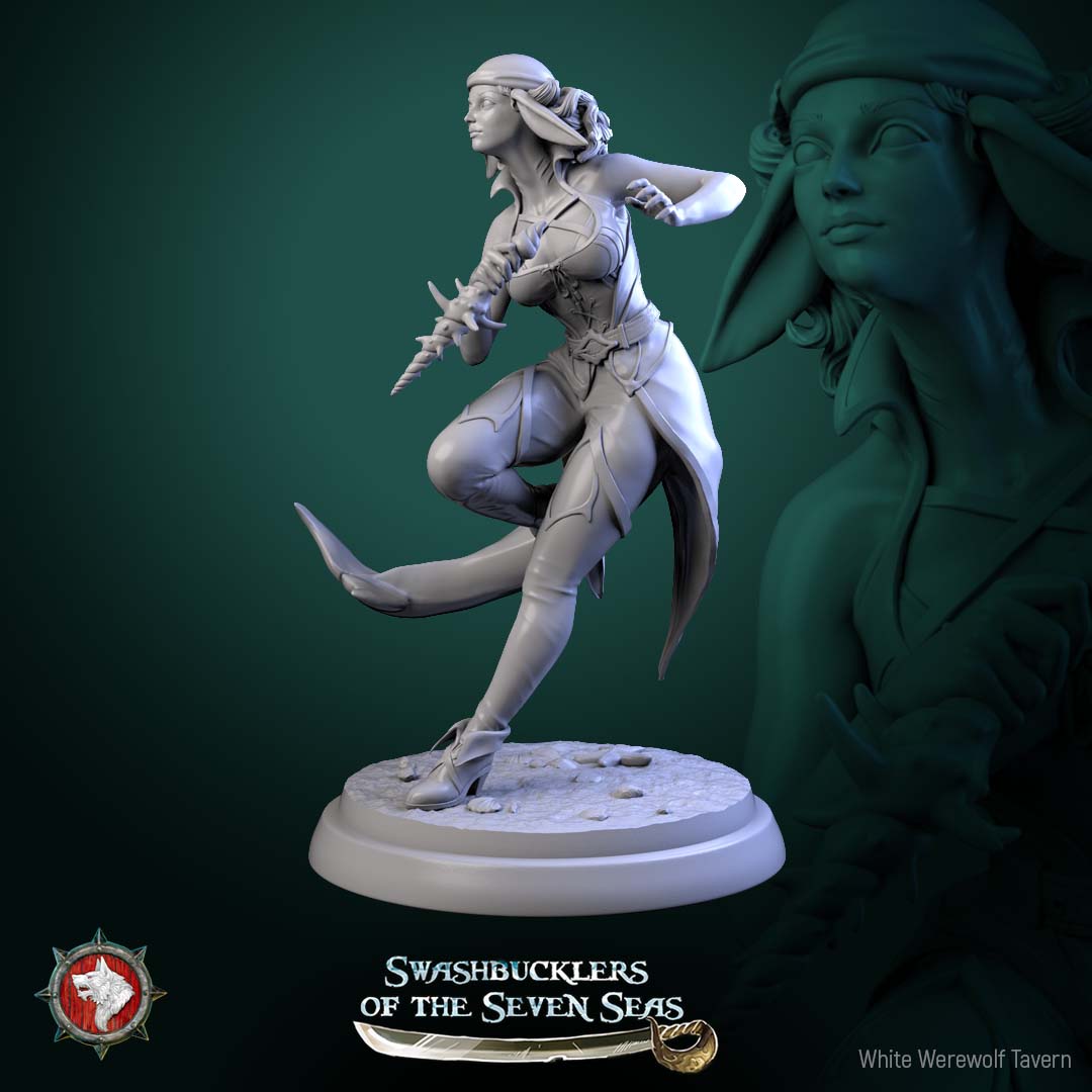 Delphinid Raiders – Sea-Born Pirate Skirmishers – Miniatures