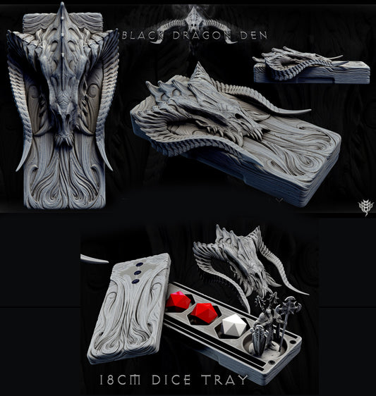 Black Dragon Dice Tray