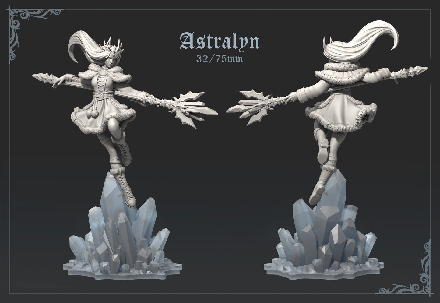 Astralyn - Ice Queen Sorceress - Miniature