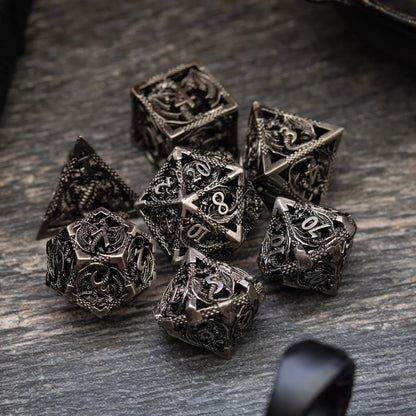 Dragon Hollow Metal DND Dice Set
