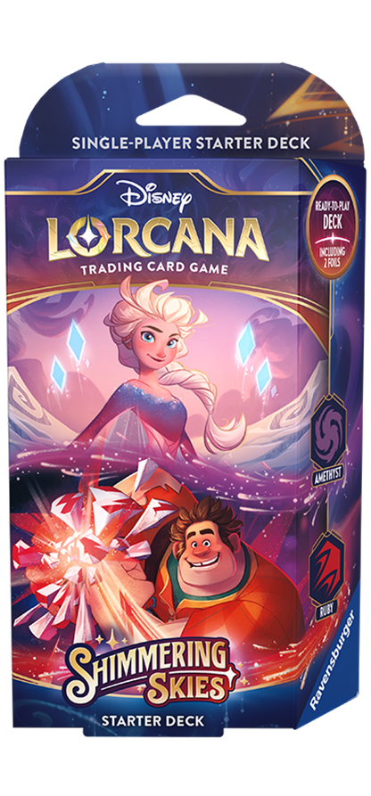 Shimmering Skies Starter Deck | Lorcana | New