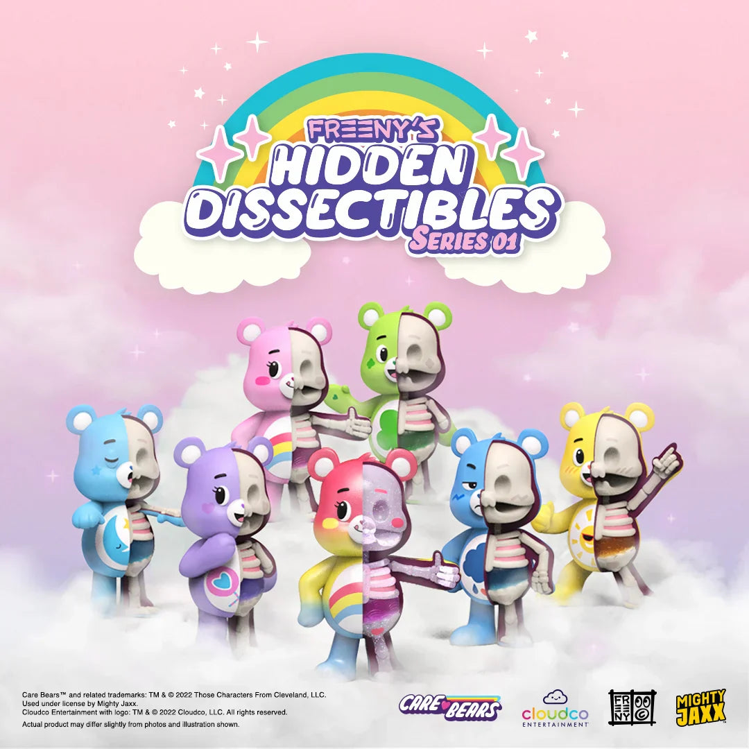 Freeny's Hidden Dissectibles Care Bears Blind Box - Mighty Jaxx Designer Toy