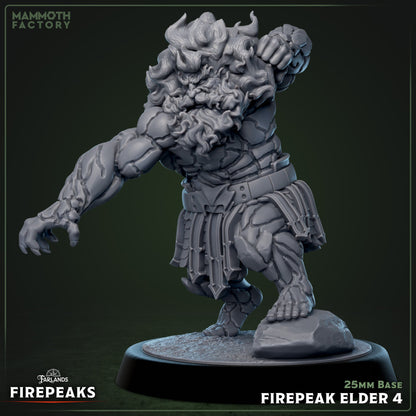 Firepeak Elders - Fire Dwarf Veterans - Miniatures