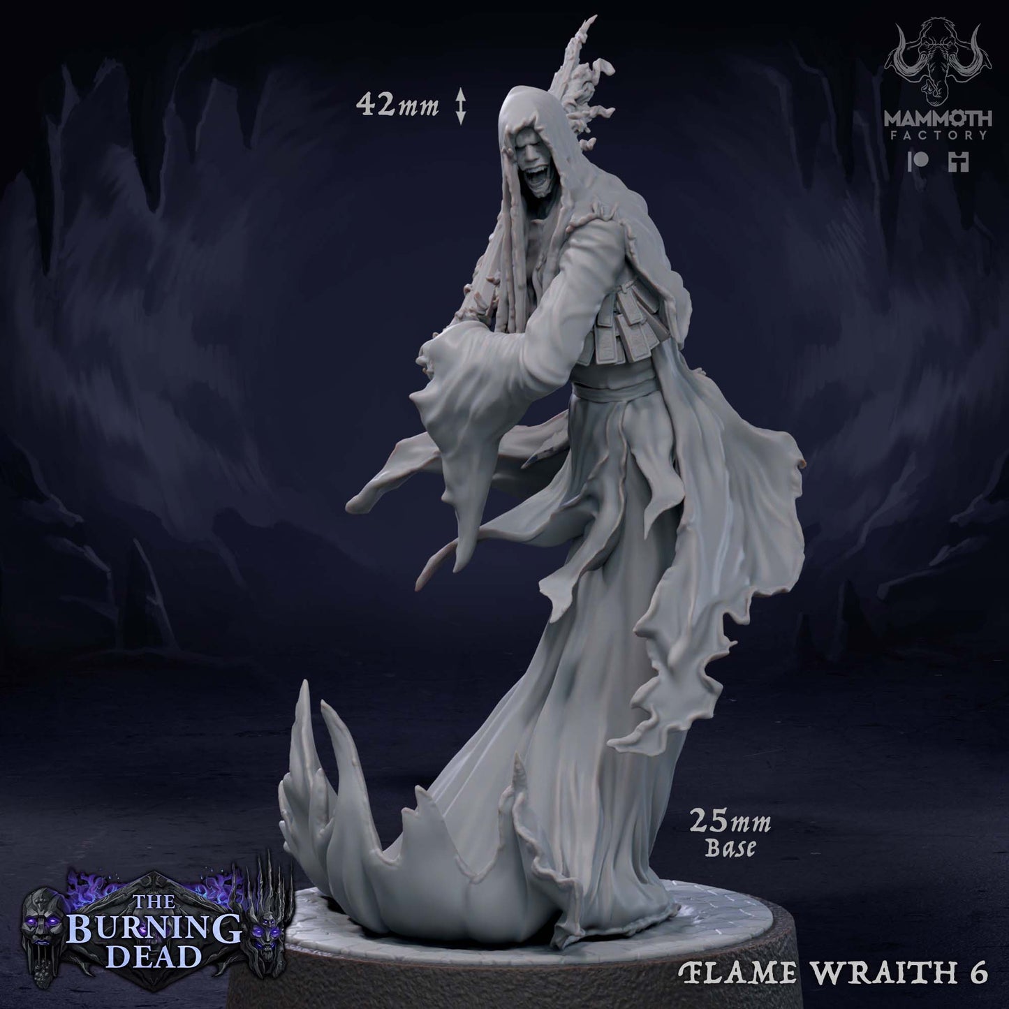 Flame Wraiths – The Burning Dead Undead Horror Miniatures