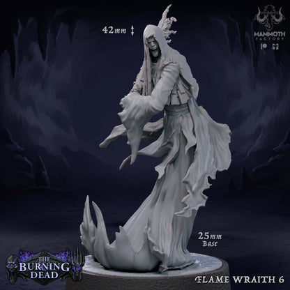 Flame Wraiths – The Burning Dead Undead Horror Miniatures