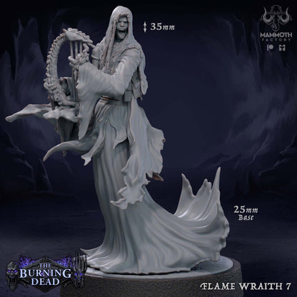 Flame Wraiths – The Burning Dead Undead Horror Miniatures