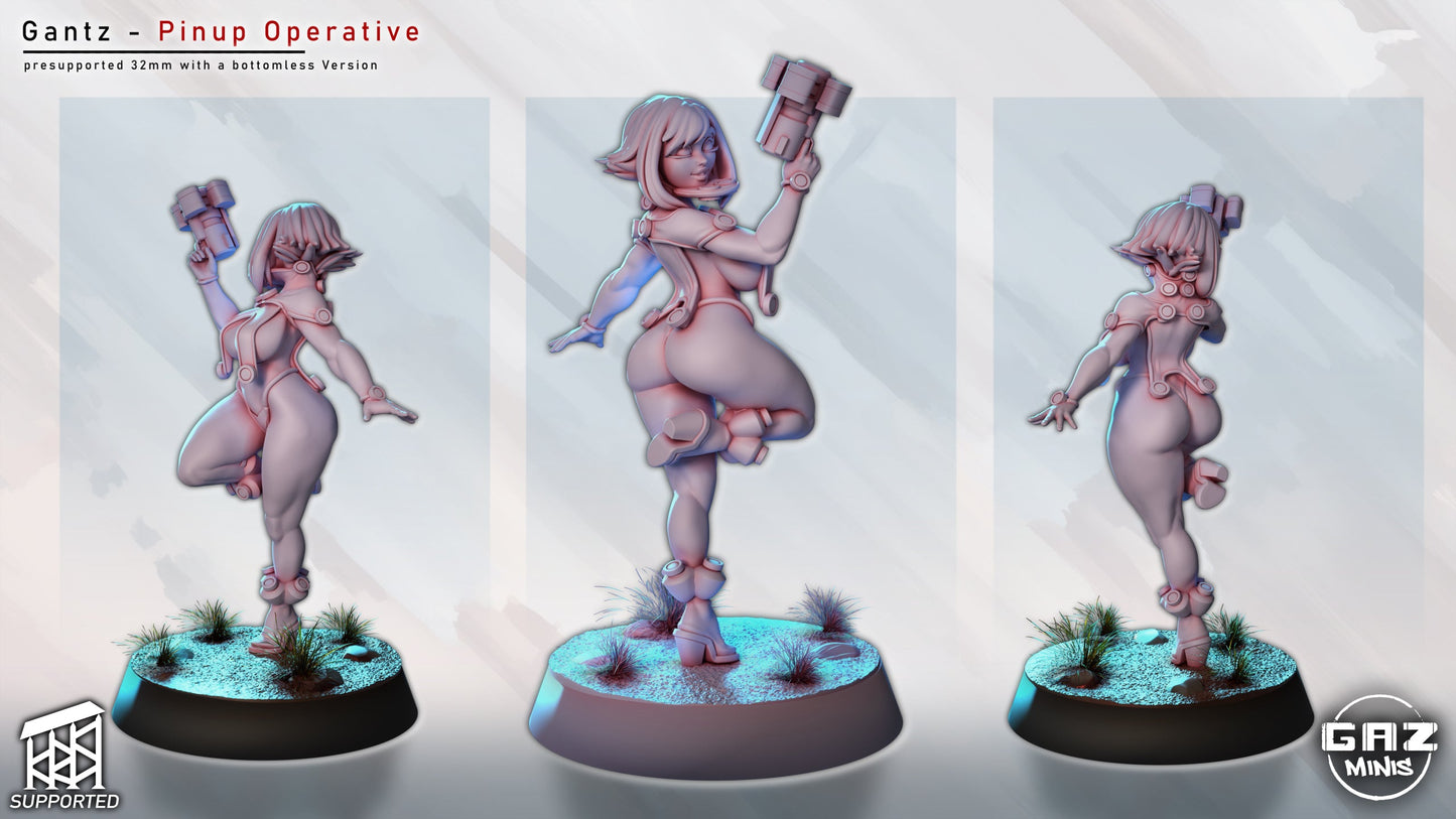Gantz - Pin-Up Operative (Elf) - Sci-Fi Miniature