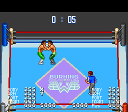 Burning Pro Wrestling (Reproduction) – SNES