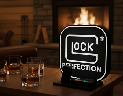 "Perfection" Logo Light & Pistol Rest