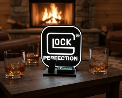 "Perfection" Logo Light & Pistol Rest