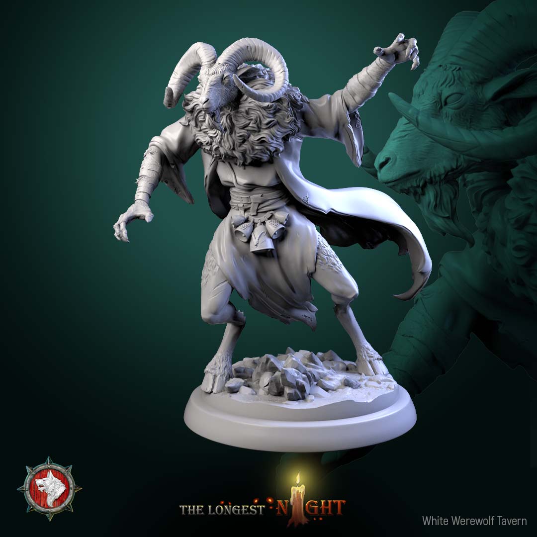 Goatmen – Beastfolk Warrior Miniatures & Bust – The Longest Night