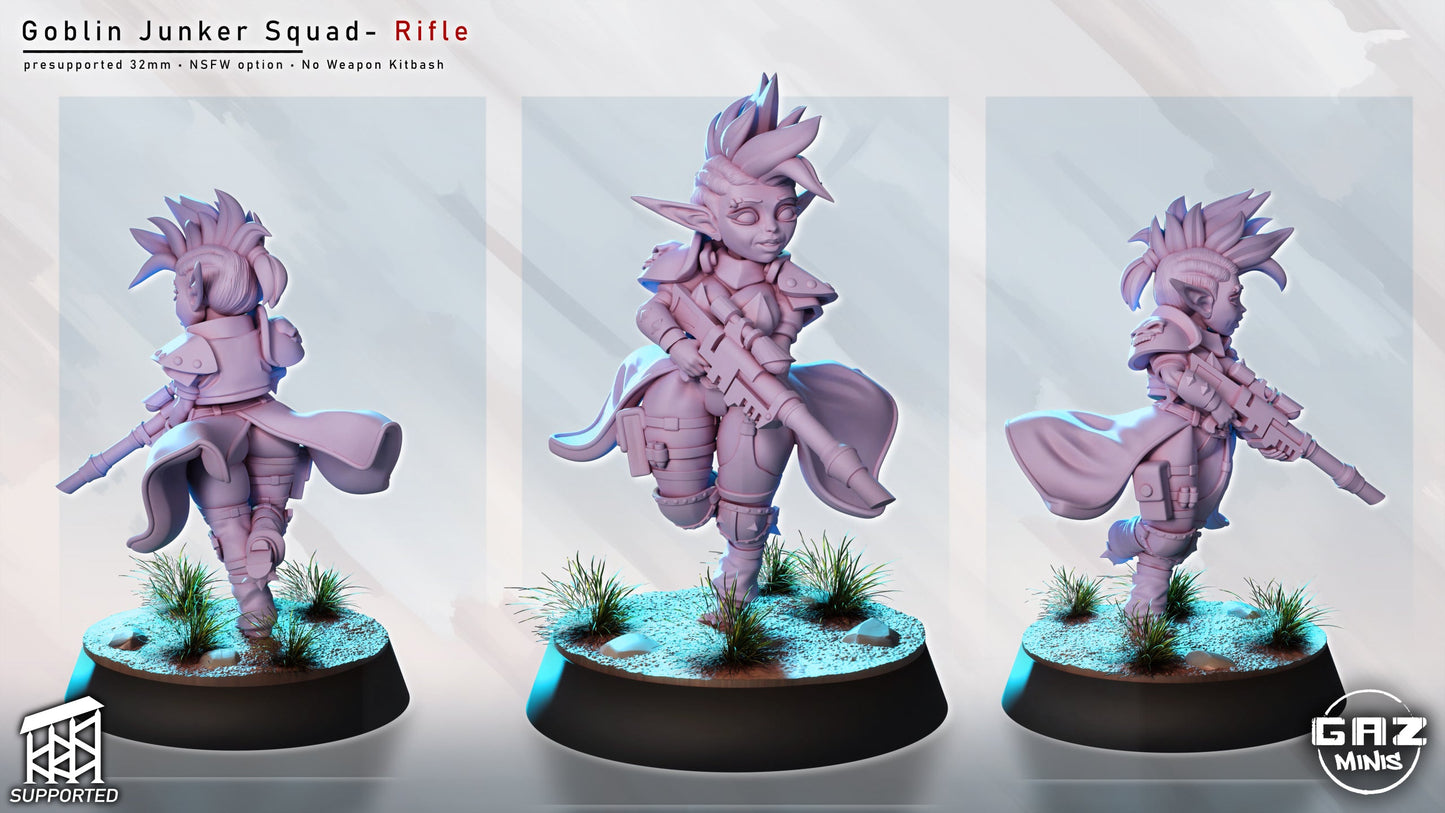 Goblin Junkers – Female Goblin Mercenaries – Sci-Fi Miniatures (SFW/NSFW 18+ Only)