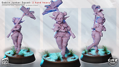 Goblin Junkers – Female Goblin Mercenaries – Sci-Fi Miniatures (SFW/NSFW 18+ Only)