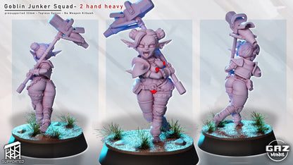 Goblin Junkers – Female Goblin Mercenaries – Sci-Fi Miniatures (SFW/NSFW 18+ Only)
