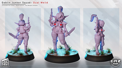 Goblin Junkers – Female Goblin Mercenaries – Sci-Fi Miniatures (SFW/NSFW 18+ Only)