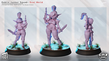 Goblin Junkers – Female Goblin Mercenaries – Sci-Fi Miniatures (SFW/NSFW 18+ Only)