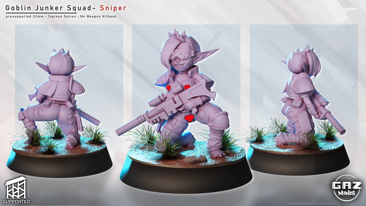 Goblin Junkers – Female Goblin Mercenaries – Sci-Fi Miniatures (SFW/NSFW 18+ Only)