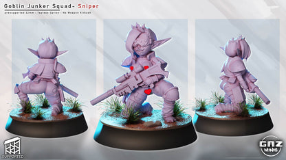 Goblin Junkers – Female Goblin Mercenaries – Sci-Fi Miniatures (SFW/NSFW 18+ Only)