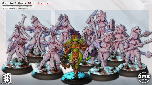 The Goblin Tribe Set 1 – (32mm scale, SFW/NSFW)
