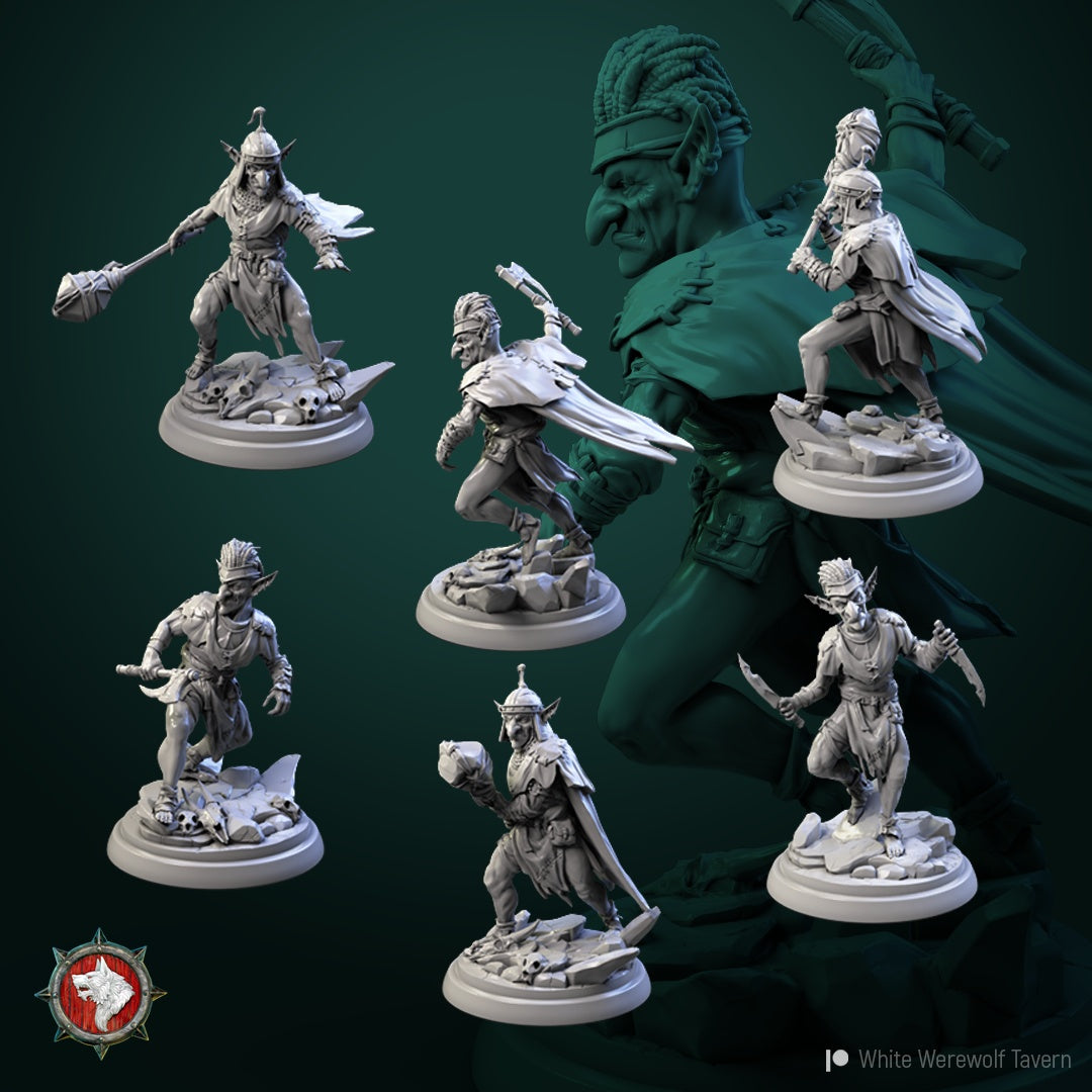 Goblin Warriors Set – Goblin Fighter Miniatures