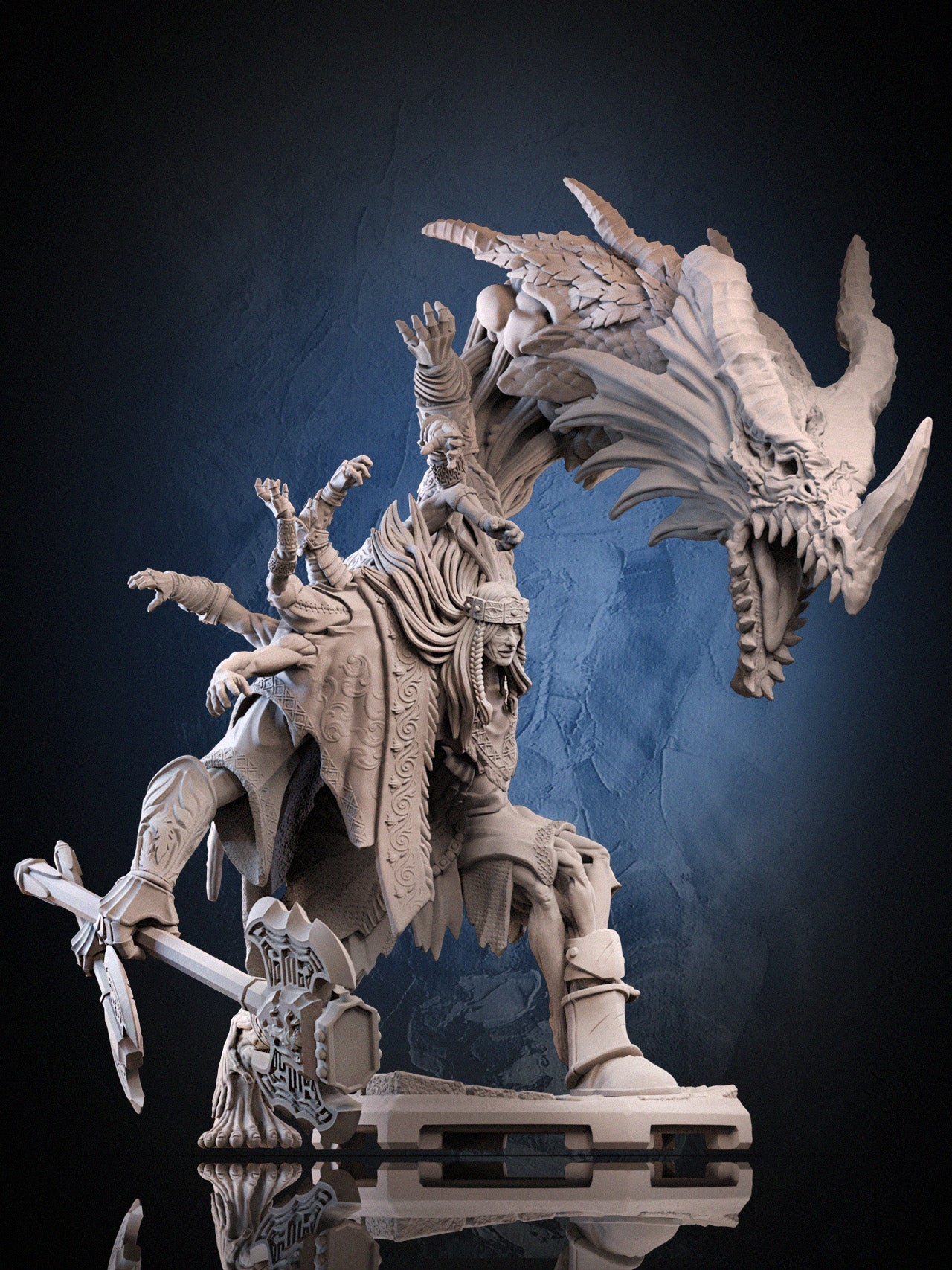 Godrick the Grafted – Elden Ring Inspired Miniature