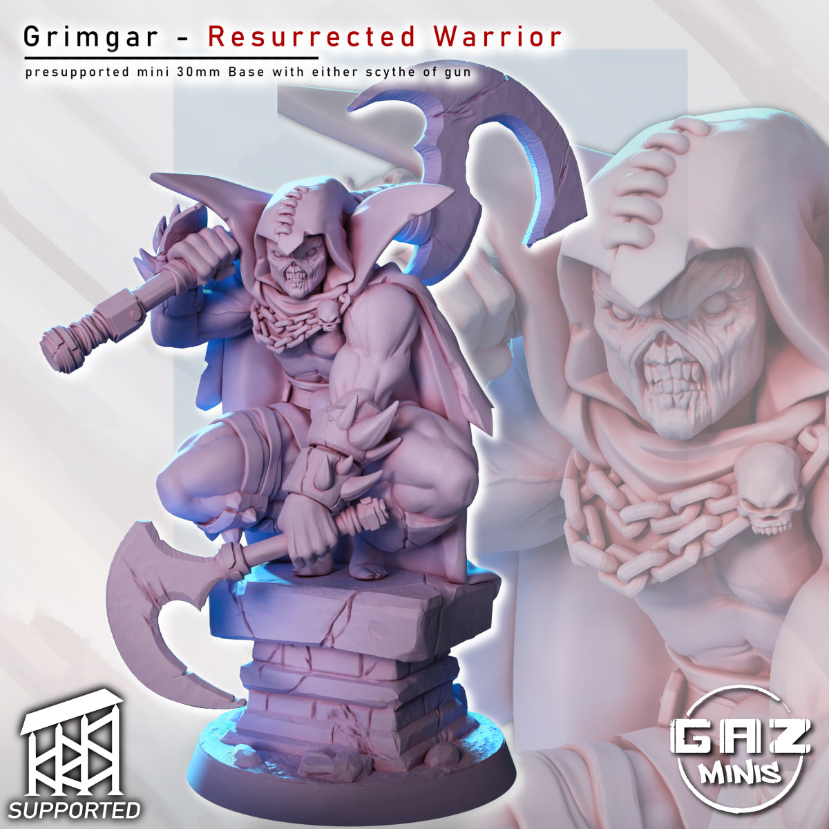 Grimgar – Resurrected Warrior – Spawn-Inspired Undead Antihero Miniature