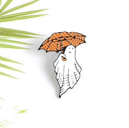 Trick-or-Treat Halloween Enamel Pin