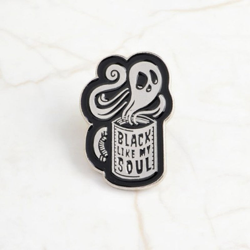Trick-or-Treat Halloween Enamel Pin