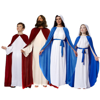 Jesus and Virgin Mary Biblical Costume Options