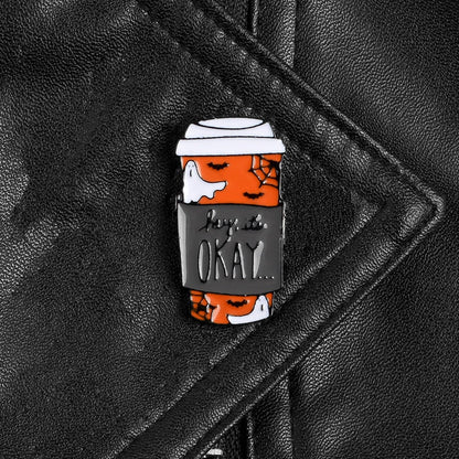 Trick-or-Treat Halloween Enamel Pin