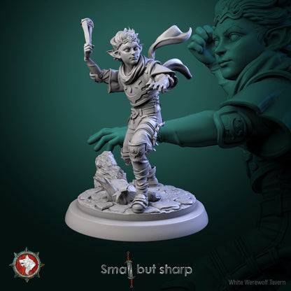 Halfling Warriors Set – Halfling Male Fighters Miniatures