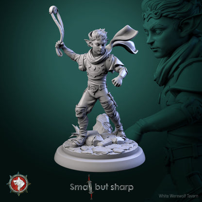 Halfling Warriors Set – Halfling Male Fighters Miniatures