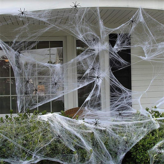 Artificial Spiderweb Halloween Decoration