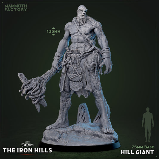 Hill Giant – Brutal Giant Warrior – Dark Fantasy Miniature