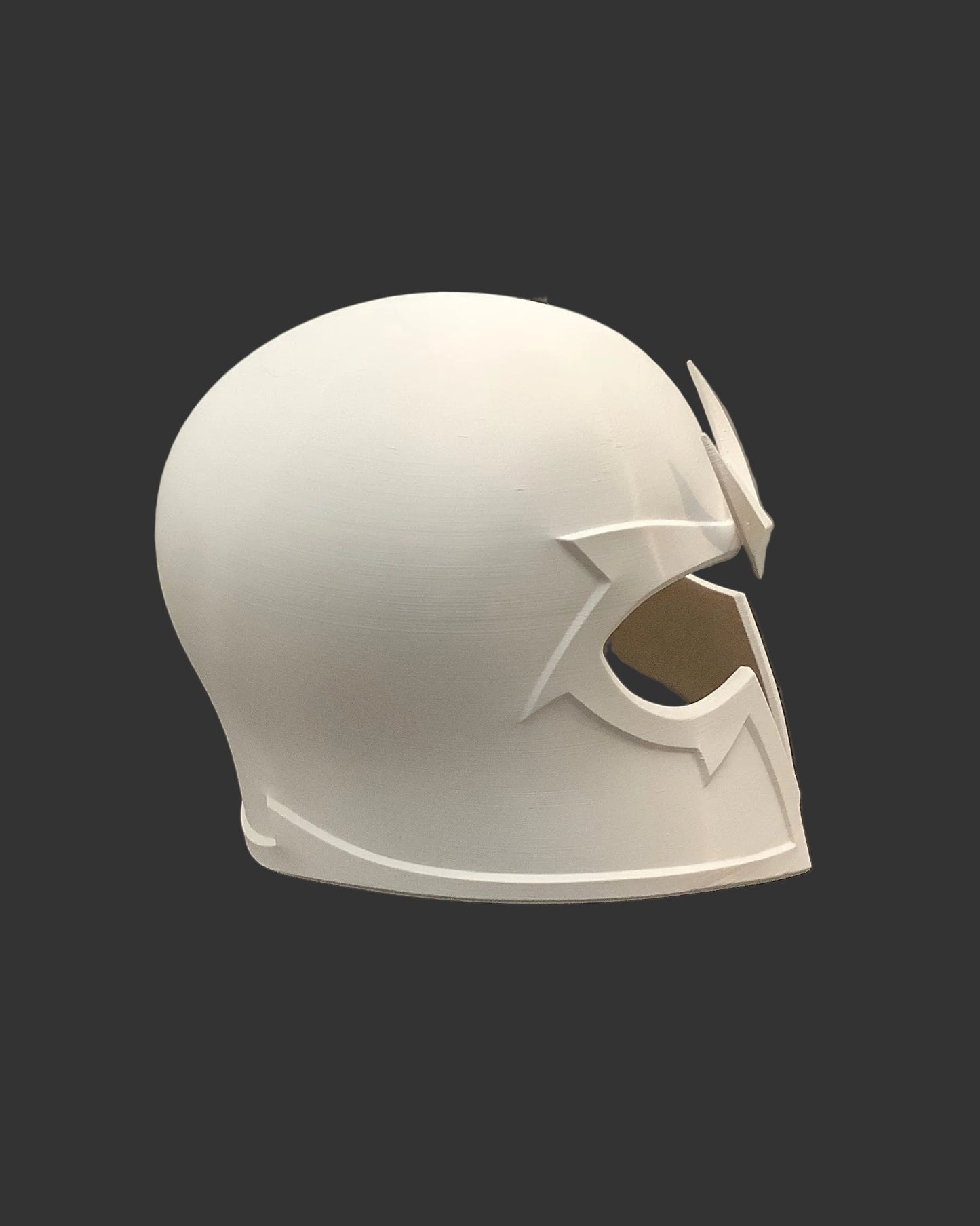 Magneto Inspired DIY Helmet Base – 3D Printed White PETG Prop