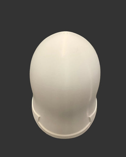 Magneto Inspired DIY Helmet Base – 3D Printed White PETG Prop