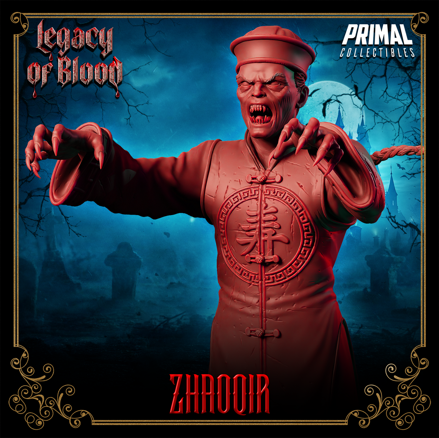 Zombie Zhaoqir – Undead Qing Dynasty Vampire Miniature