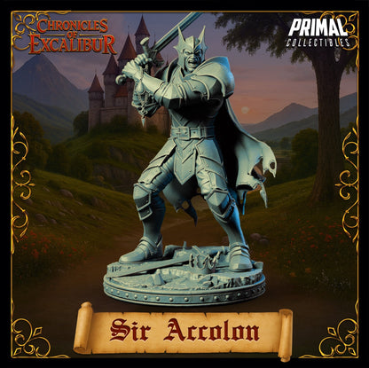 Sir Accolon – Corrupted Dark Knight – Chronicles of Excalibur – Miniature