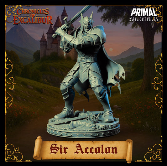 Sir Accolon – Corrupted Dark Knight – Chronicles of Excalibur – Miniature