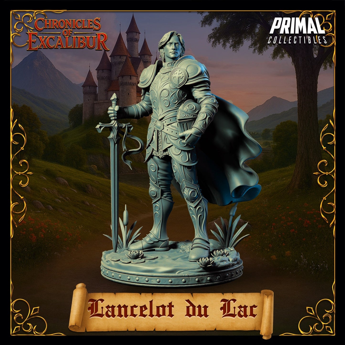 Lancelot du Lac – Champion Knight – Chronicles of Excalibur – Miniature