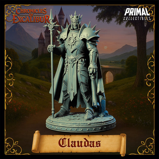 King Claudas – Tyrant of the North – Chronicles of Excalibur – Miniature