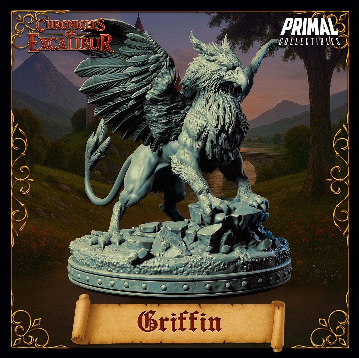 Griffin – Mythic Guardian Beast – Chronicles of Excalibur – Miniature
