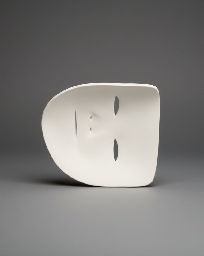 Guy Fawkes Inspired Mask – 3D Printed White PETG Cosplay Prop