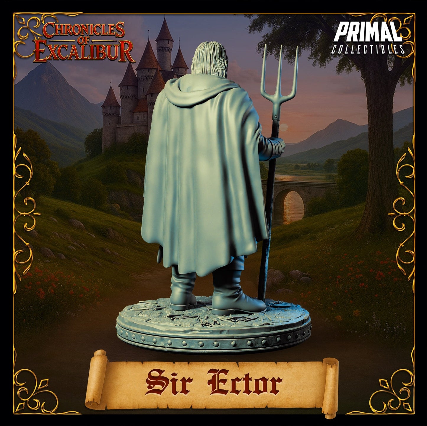 Sir Ector – Human Knight – Chronicles of Excalibur Miniature