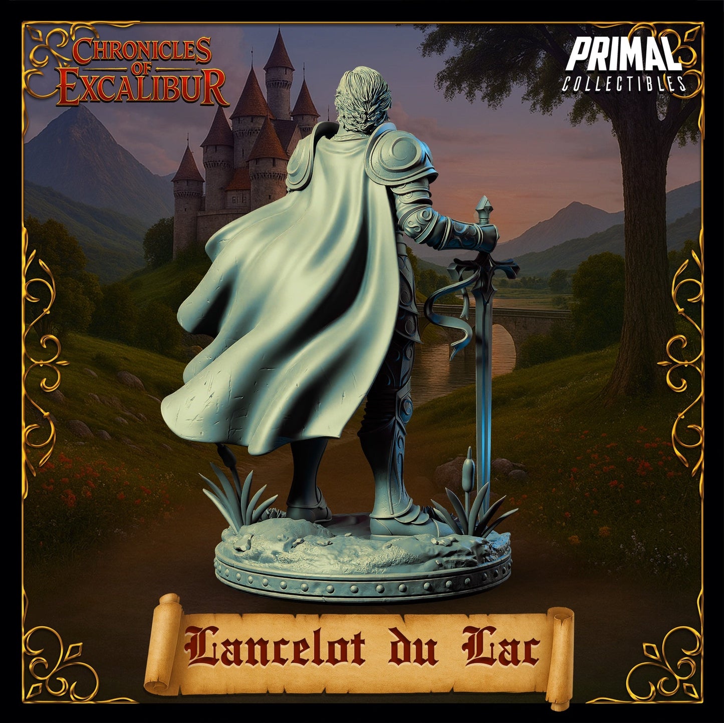 Lancelot du Lac – Champion Knight – Chronicles of Excalibur – Miniature
