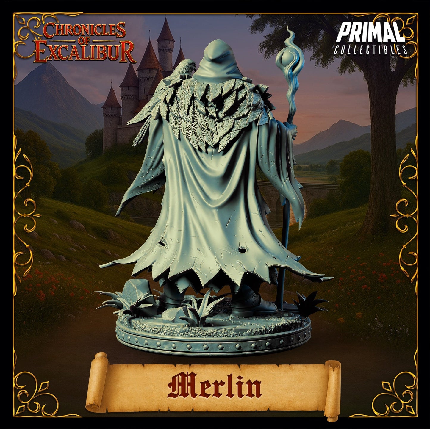 Merlin – Legendary Arcane Wizard – Chronicles of Excalibur – Miniature