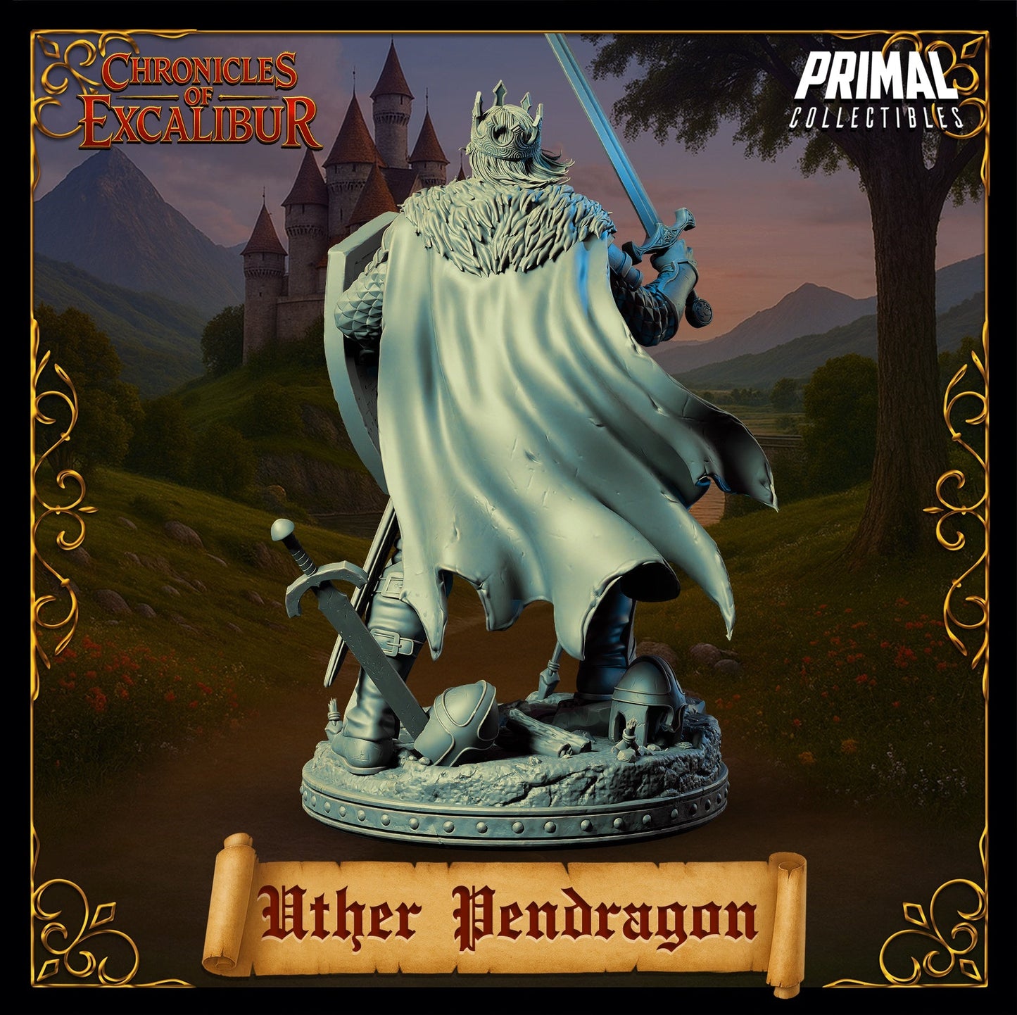 Uther Pendragon – Legendary Warrior King – Chronicles of Excalibur – Miniature